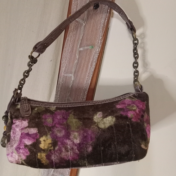 90s VINTAGE Velvet Mini bag! Fairygrunge ! Authentic SAKATAS TOKYO - Picture 8 of 8